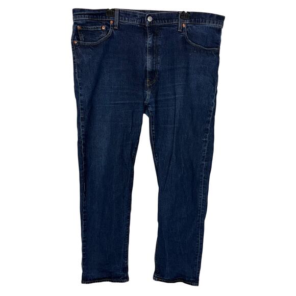 Levi's 502 Premium Jeans Mens 42x32 Blue Denim Medium Wash High-Rise Taper Fit - Picture 1 of 16